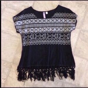 Francesca’s Fringe Top